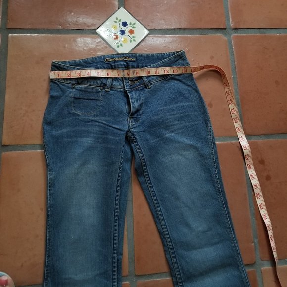 Y2K Campus Crew Medium/Light Wash No Back Pocket Flare Jean - Picture 6 of 12